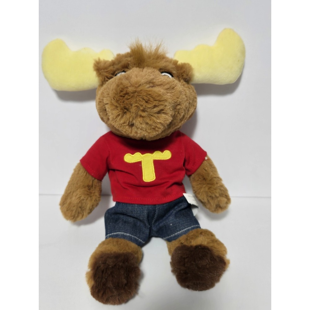 Tommy Moose 12" Purr-Fection‎ MJC Plush 1992 Red Yellow T Logo Shirt Blue Pants